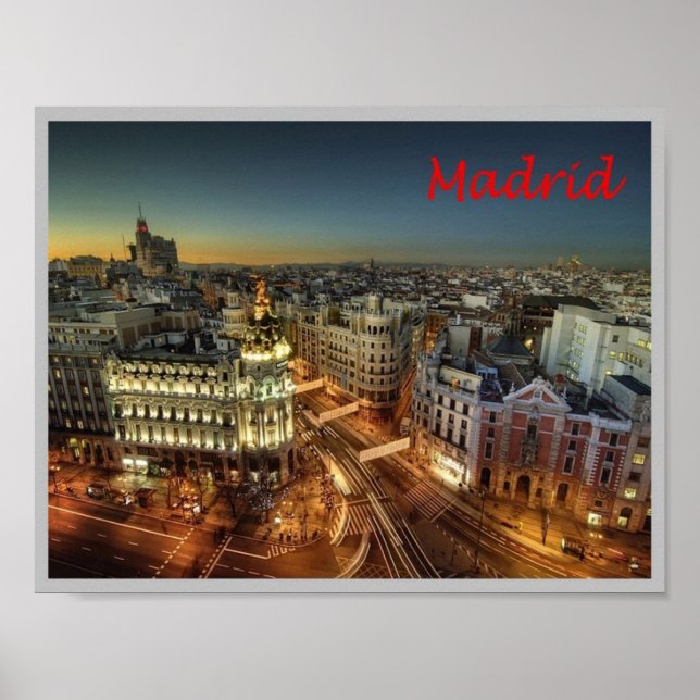 Spanien - Madrid - Stadt - Poster (Vorne)