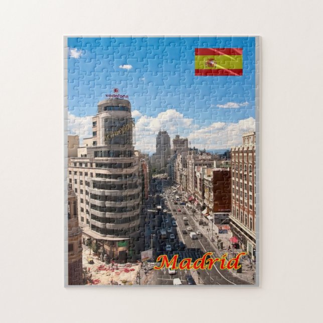 Spanien - Madrid - Stadtzentrum Avenu - (Vertikal)