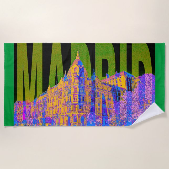 spanien madrid strandtuch (Vorderseite)