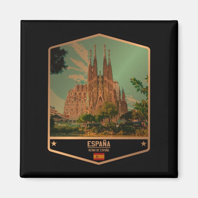 Spanien Magnet (Vorne)
