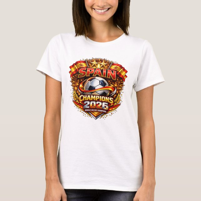 Spanien Meister 2026   T-Shirt (Vorderseite)