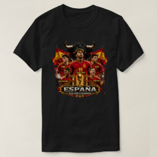 Spanien Meister Fußball-T-Shirt Lamine Yamal, P T-Shirt