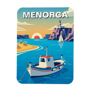 Spanien Menorca Postkarte Magnet