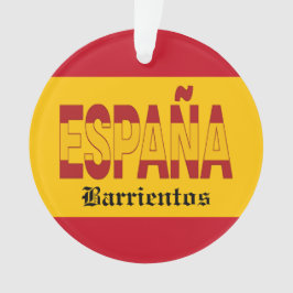 SPANIEN Monogramm - SEHEN SIE ZURÜCK! Ornament