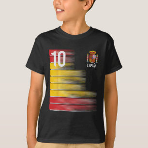 Spanien Nummer 10 Espana Spanisch Fußball Männer F T-Shirt