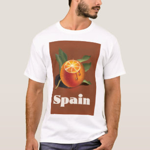 Spanien Orangen Reiseposter T-Shirt