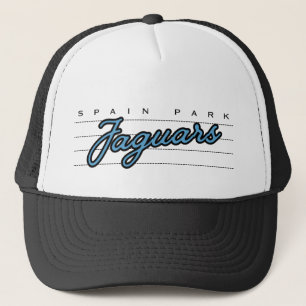 Spanien Park Jaguars Retro Grid Hat Truckerkappe