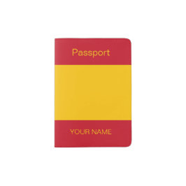 Spanien Passhülle der Flagge