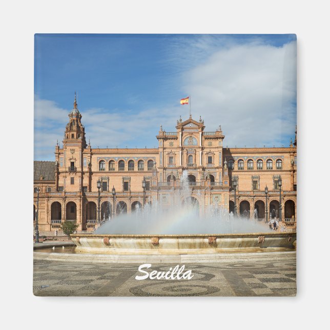 Spanien-Platz Sevilla Magnet (Vorne)