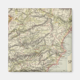 Spanien, Portugal 5 Magnet