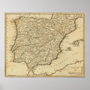 Spanien, Portugal 6 Poster