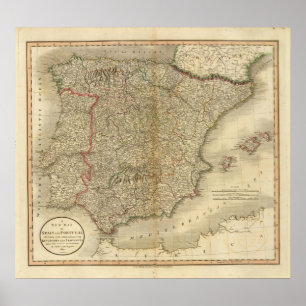 Spanien, Portugal 8 Poster