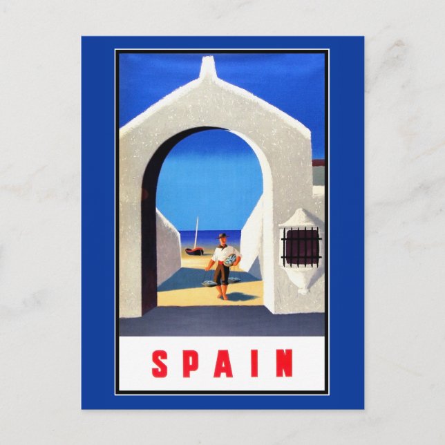 Spanien Postkarte (Vorderseite)