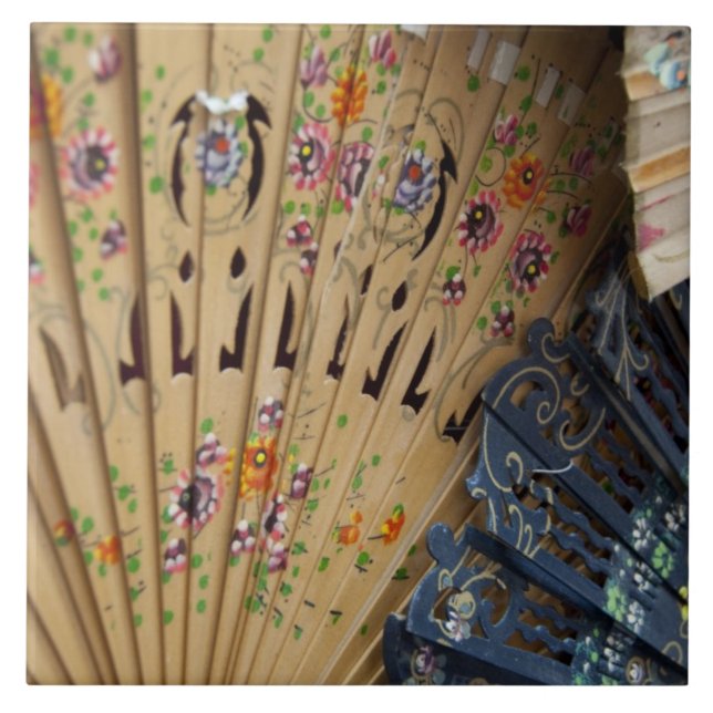 Spanien, Provinz Cadiz, Sevilla. Historischer Sant Fliese (Vorderseite)