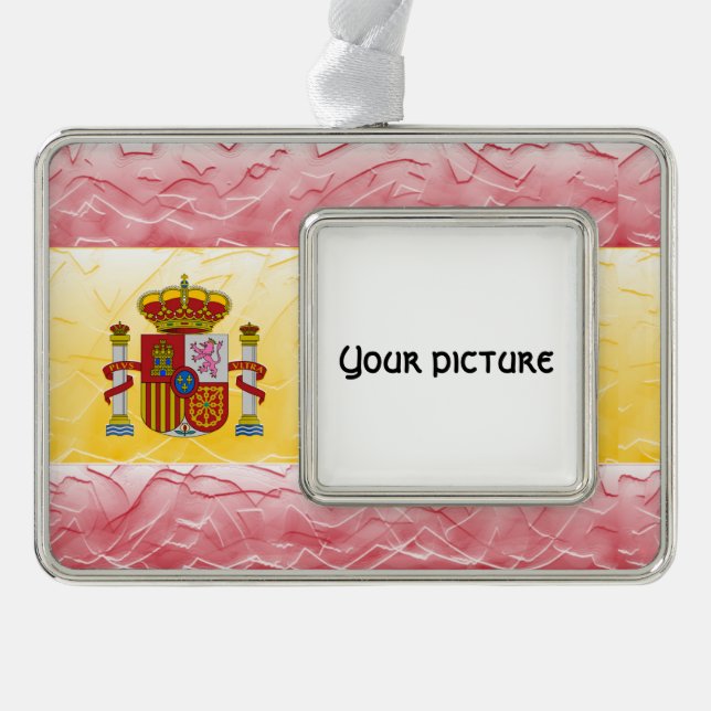 Spanien Rahmen-Ornament Silber (Vorderseite)
