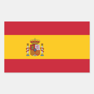 Spanien Rechteckiger Aufkleber