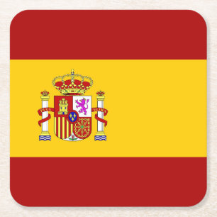 Spanien Rechteckiger Pappuntersetzer