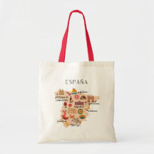 Spanien-Reisekarte (einseitig bedruckt)