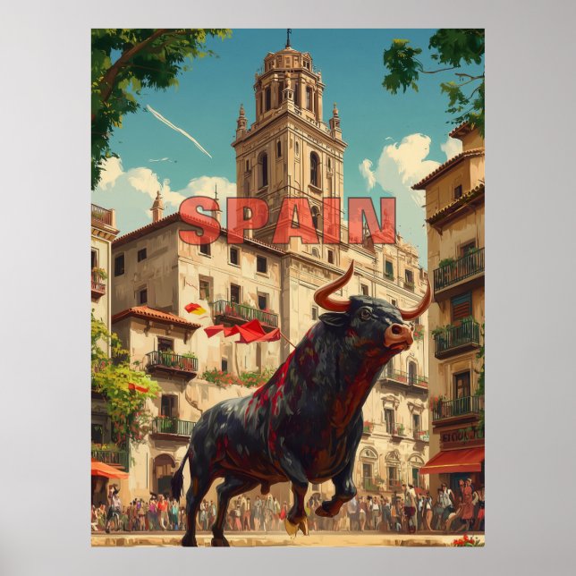 Spanien Reisen Poster (Vorne)