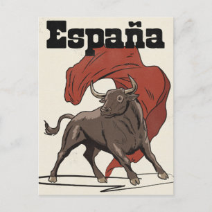 Spanien Reiseplakat Ankündigungspostkarte