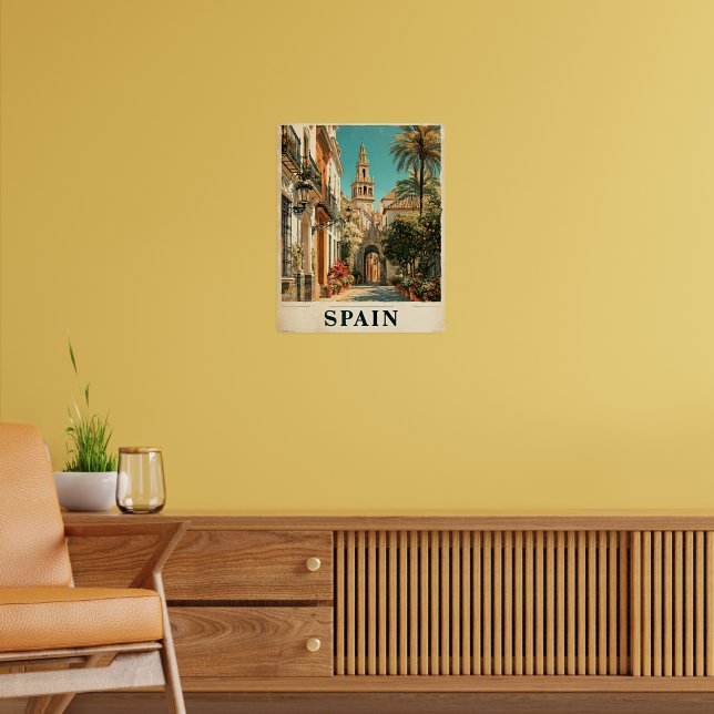 Spanien Reiseplakat Poster (Wohnzimmer 2)