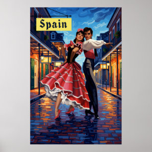 Spanien Reiseplakat Poster