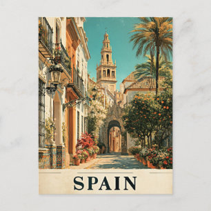 Spanien Reiseplakat Postkarte