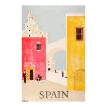 Spanien Reiseplakat Vintag