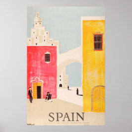 Spanien Reiseplakat Vintag Poster