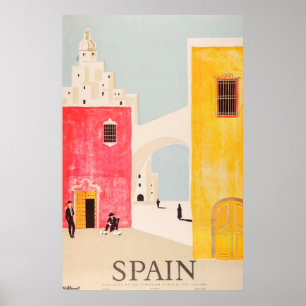 Spanien-Reiseplakat Vintag Poster
