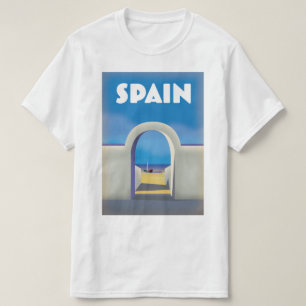 Spanien Retro Vacation art T-Shirt