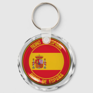Spanien Runde Emblem Schlüsselanhänger