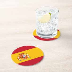Spanien Runder Pappuntersetzer