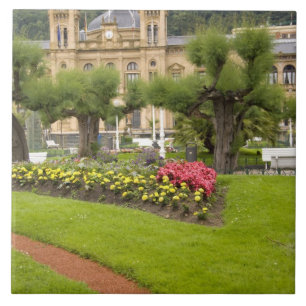 Spanien, San Sebastian. Beliebter Badeort, Fliese