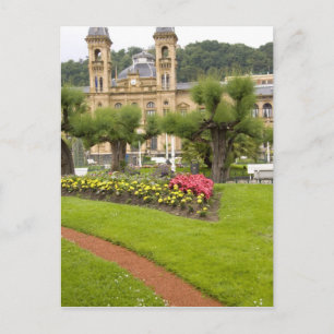 Spanien, San Sebastian. Beliebter Badeort, Postkarte