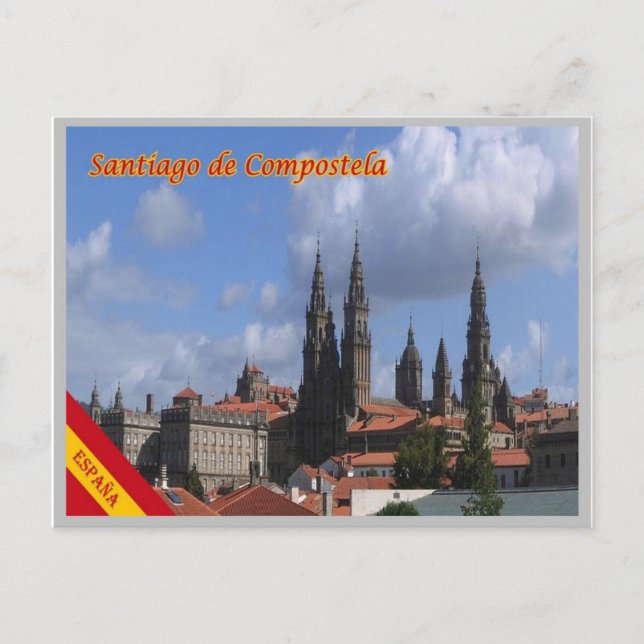 Spanien - Santiago de Compostela - Postkarte (Vorderseite)