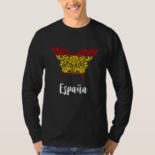 Spanien Schmetterling Espana Spanische Flagge Span T-Shirt