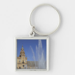 Spanien, Sevilla, Andalusien Brunnen und verziert Schlüsselanhänger