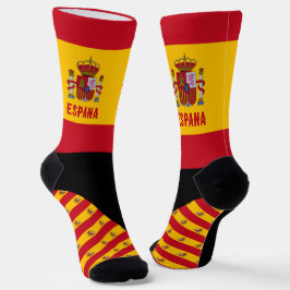 Spanien Socken, spanische Flaggenfarben, España /  Socken