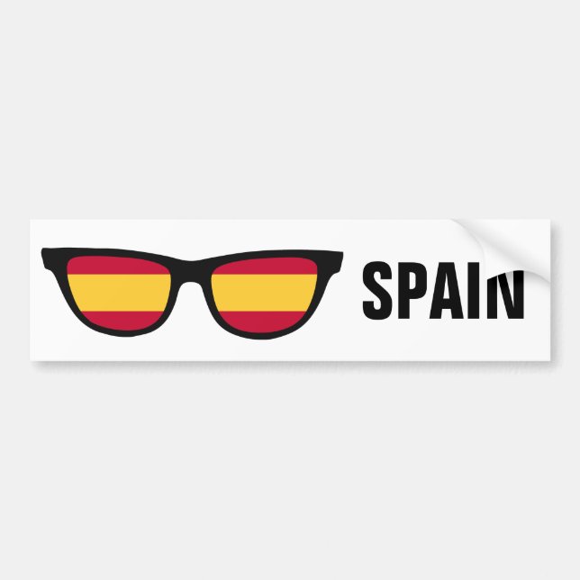 Spanien - Sondertext und Autoaufkleber (Vorne)