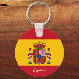Spanien & Spanien Flag Mode, Reise-/Sportfans Schlüsselanhänger