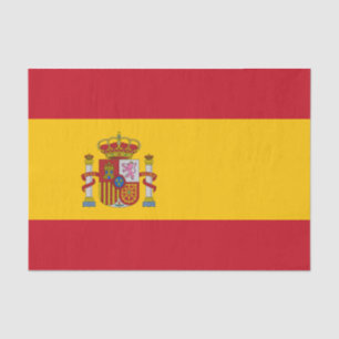 Spanien & Spanien Flag Papiertaschentücher/Modeded Seidenpapier