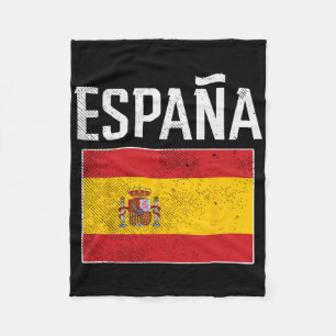 Spanien Spanien Flagge Spanisch Fußball Männer Fra Fleecedecke