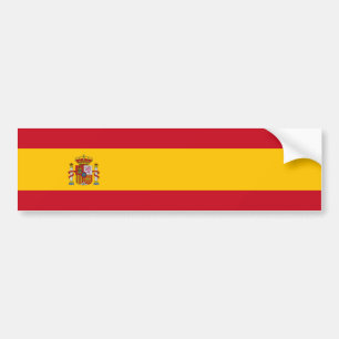 Spanien/spanische Flagge Autoaufkleber