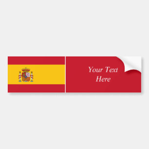 Spanien - spanische Flagge Autoaufkleber