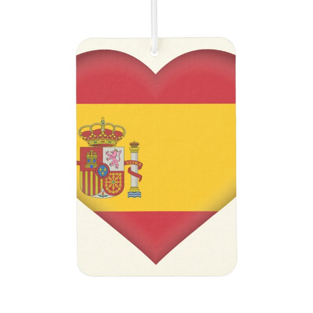 Spanien (Spanische Flagge) Autolufterfrischer (Vorderseite)