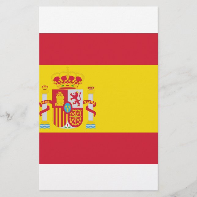 Spanien/spanische Flagge Briefpapier (Vorderseite)