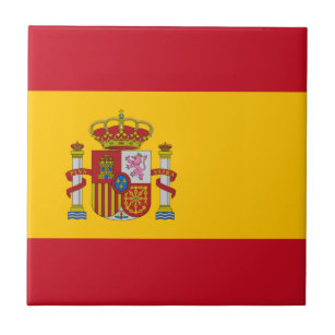 Spanien - Spanische Flagge Fliese