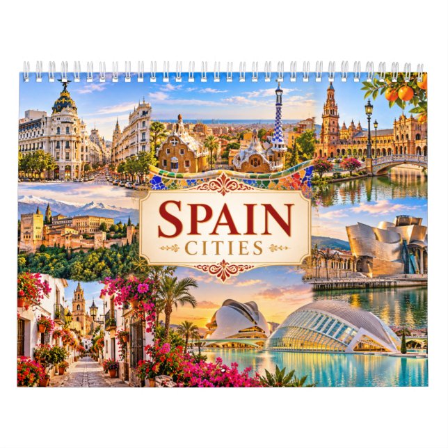 Spanien Städte Landschaft Reise Kalender (Titelbild)