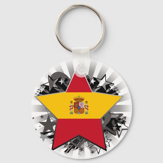 Spanien Star Schlüsselanhänger (Vorderseite)